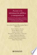 Libro Acceso a la información pública y transparencia