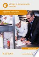 Libro Administración en cocina. HOTR0110