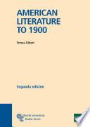 Libro American literature to 1900