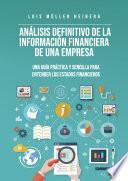 Libro Análisis definitivo de la información financiera de la empresa