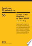Libro Análisis on line del Banco de Datos del CIS