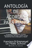 Libro ANTOLOGÍA DE ACORDES PARA PIANO