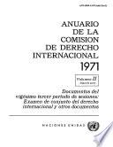 Libro Anuario de la Comisión de Derecho Internacional 1971, Vol.II, Part 2