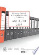 Libro Anuario de la Dirección General de Seguridad Jurídica y Fe Pública (2019)