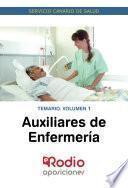 Libro Auxiliares de Enfermería. Temario. Volumen 1. Servicio Canario de Salud.