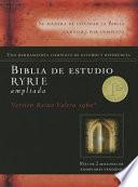 Libro Biblia de estudio Ryrie ampliada duotono indexed / Ryrie Study Bible