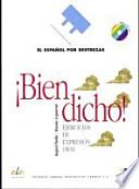 Libro Bien dicho!
