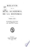 Libro Boletín de la Real Academia de la Historia