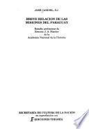 Libro Breve relación de las misiones del Paraguay