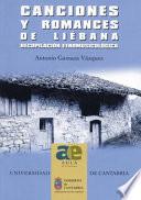 Libro Canciones y romances de Liébana