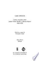 Libro Casi oficios