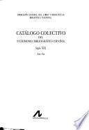 Libro Catálogo colectivo del patrimonio bibliográfico español: Arc-Az