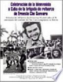 Libro Celebración de la Bienvenida a Cuba de la Brigada de Refuerzo de Ernesto Che Guevara