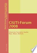 Libro CIUTI-Forum 2008