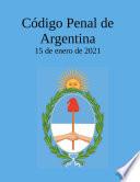 Libro Código Penal de Argentina