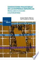 Libro Condiciones financieras de las empresas españolas