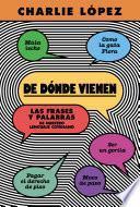 Libro De dónde vienen