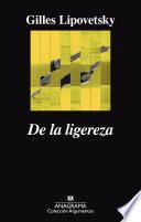 Libro De la ligereza