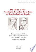 Libro De Vives a Yela: antología de textos de historia de la psicología en España
