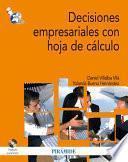 Libro Decisiones empresariales con hoja de cálculo