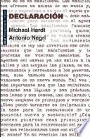 Libro Declaración