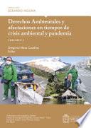 Libro Derechos Ambientales y afectaciones en tiempos de crisis ambiental y pandemia, volumen I
