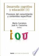 Libro Desarrollo cognitivo y educación