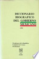 Libro Diccionario biográfico del gobierno mexicano