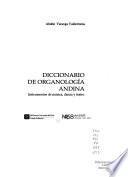 Libro Diccionario de organología andina