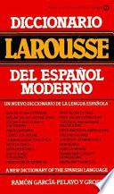 Libro Diccionario Larousse Del Espanol Moderno