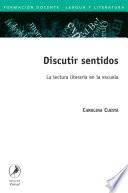 Libro Discutir sentidos