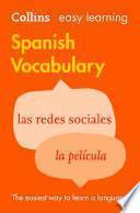 Libro Easy Learning Spanish Vocabulary: Trusted support for learning (Collins Easy Learning)