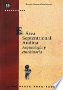 Libro El área septentrional andina