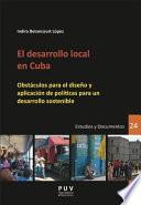 Libro El desarrollo local en Cuba