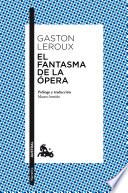 Libro El fantasma de la Ópera