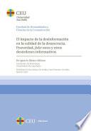 Libro El impacto de la desinformación en la calidad de la democracia. Posverdad, fake news y otros desórdenes informativos. Festividad de San Isidoro de Sevilla y San Francisco de Sales. Abril de 2023. Facultad de Humanidades y Ciencias de la Comunicación