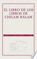 Libro El libro de los libros del Chilam-Balam