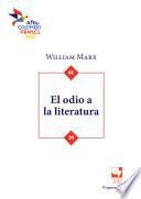 Libro El odio a la literatura