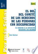 Libro El Rol del comité de los derechos de las personas con discapacidad