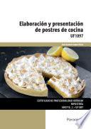 Libro Elaboración y presentación de postres de cocina