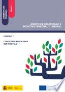 Libro Enseñanzas iniciales: Nivel I. Ámbito de Desarrollo e Iniciativa Personal y Laboral. Unidad 1. Conocerse mejor para ser más feliz