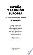 Libro España y la Unión Europea
