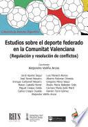 Libro Estudios sobre el deporte federado en la Comunitat valenciana