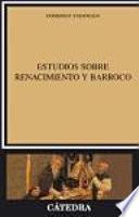 Libro Estudios sobre Renacimiento y Barroco