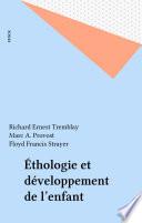 Libro Éthologie et développement de l'enfant