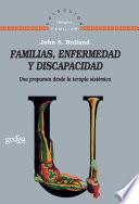 Libro Familias, enfermedad y discapacidad