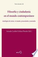 Libro Filosofía y ciudadanía en el mundo contemporáneo