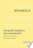 Libro Geografía lingüistica del Judeoespanol