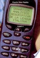 Libro Gramática analítico descriptiva de la lengua italiana
