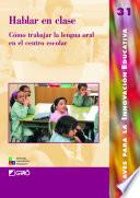 Libro Hablar en clase